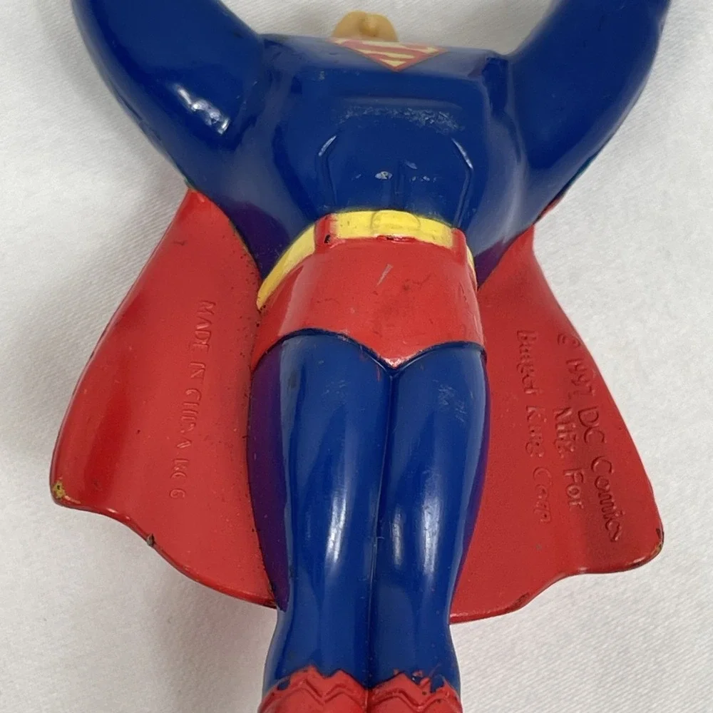 Vintage Burger King Flying Superman DC Comics Toy Figure‎ 1997